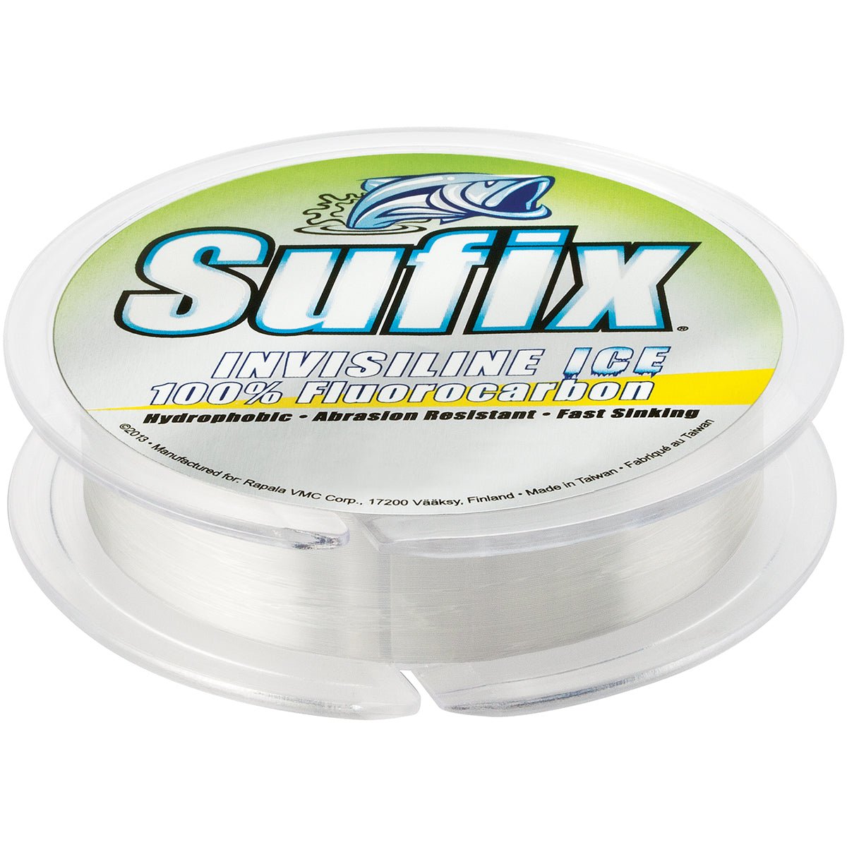 Sufix 50 Yard InvisiLine Ice Fluorocarbon Fishing Line - Clear - Forza Sports
