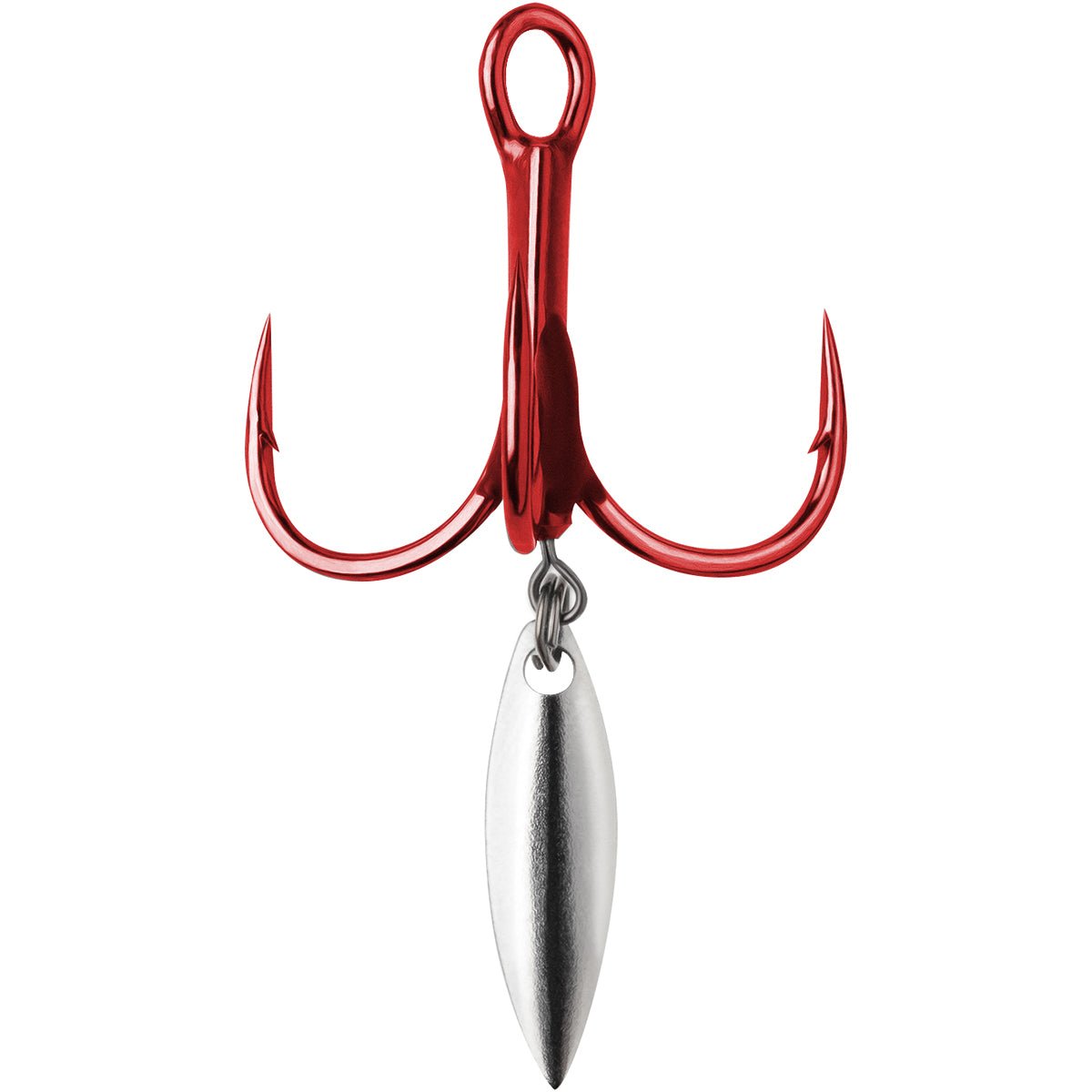 VMC Bladed Hybrid Treble Short Fishing Hook 2 - Pack - Tin Red - Forza Sports