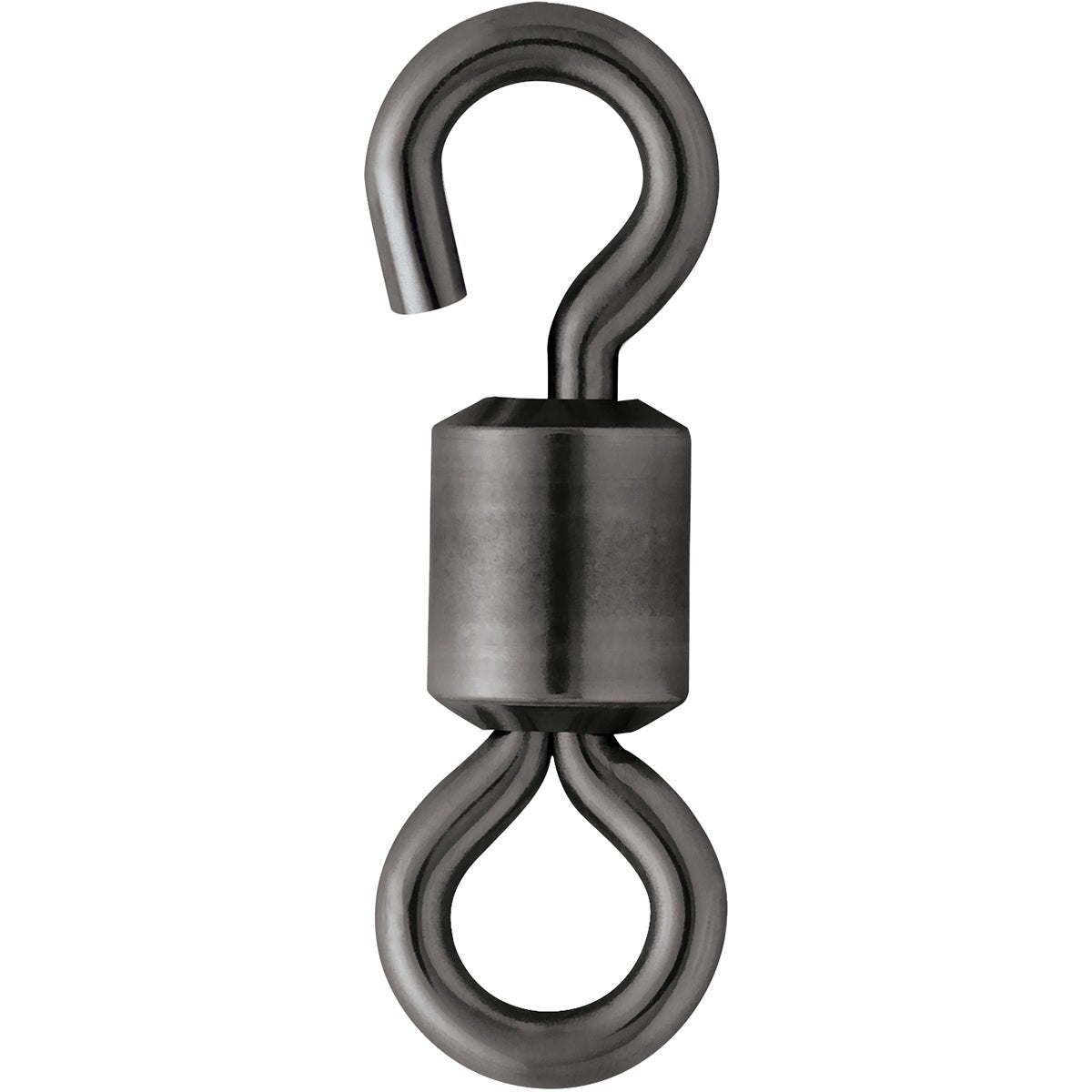 VMC Stainless Steel Open Eye Rolling Swivel - Black - Forza Sports