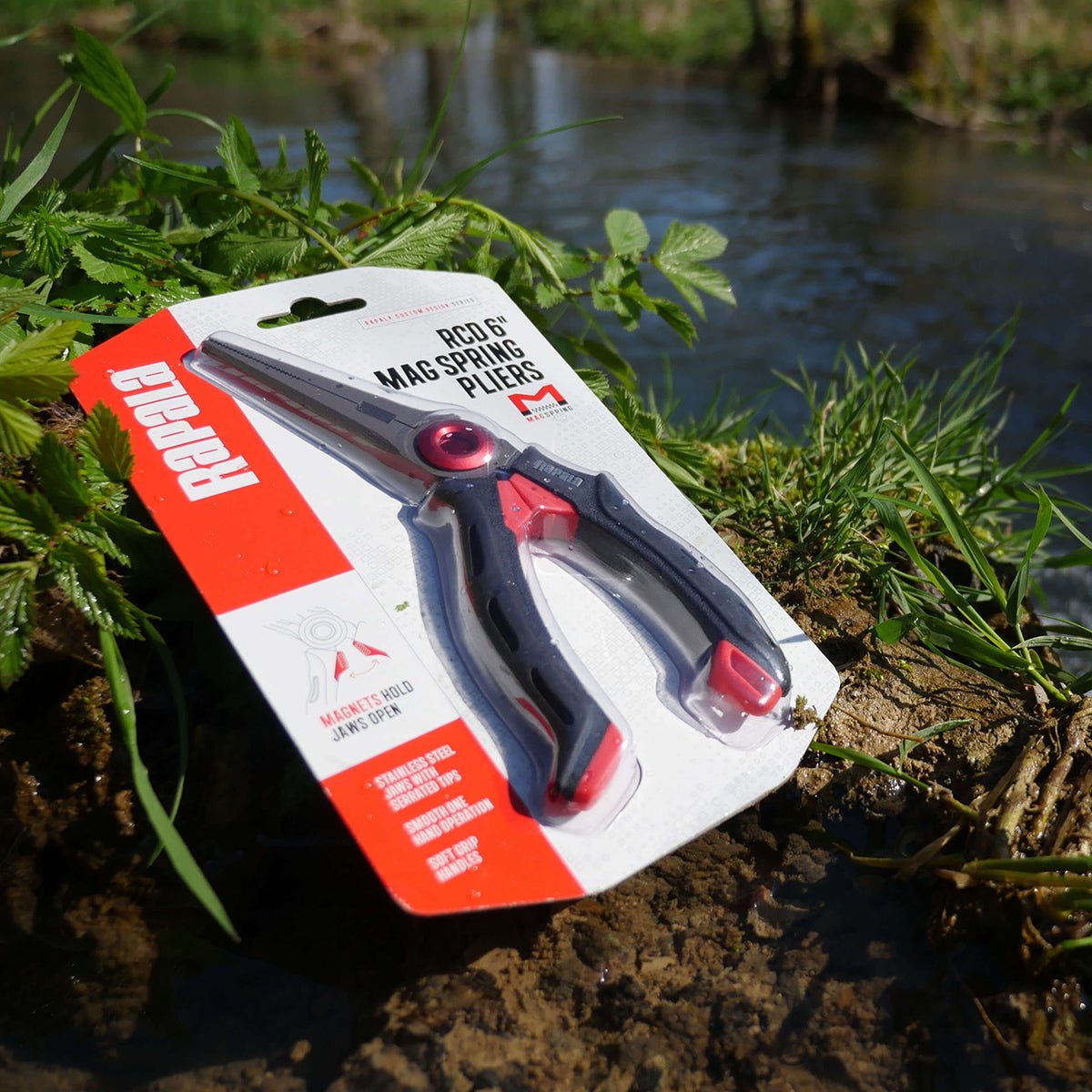 Rapala Mag Spring Pliers - Black - Forza Sports