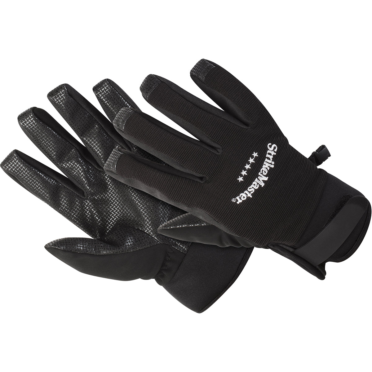 StrikeMaster Midweight Fishing Gloves - Black - Forza Sports