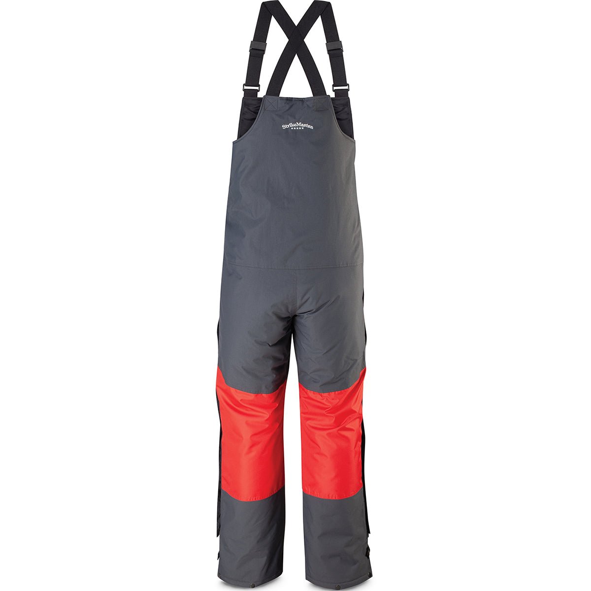 StrikeMaster Surface Fishing Bibs - Charcoal/Red - Forza Sports