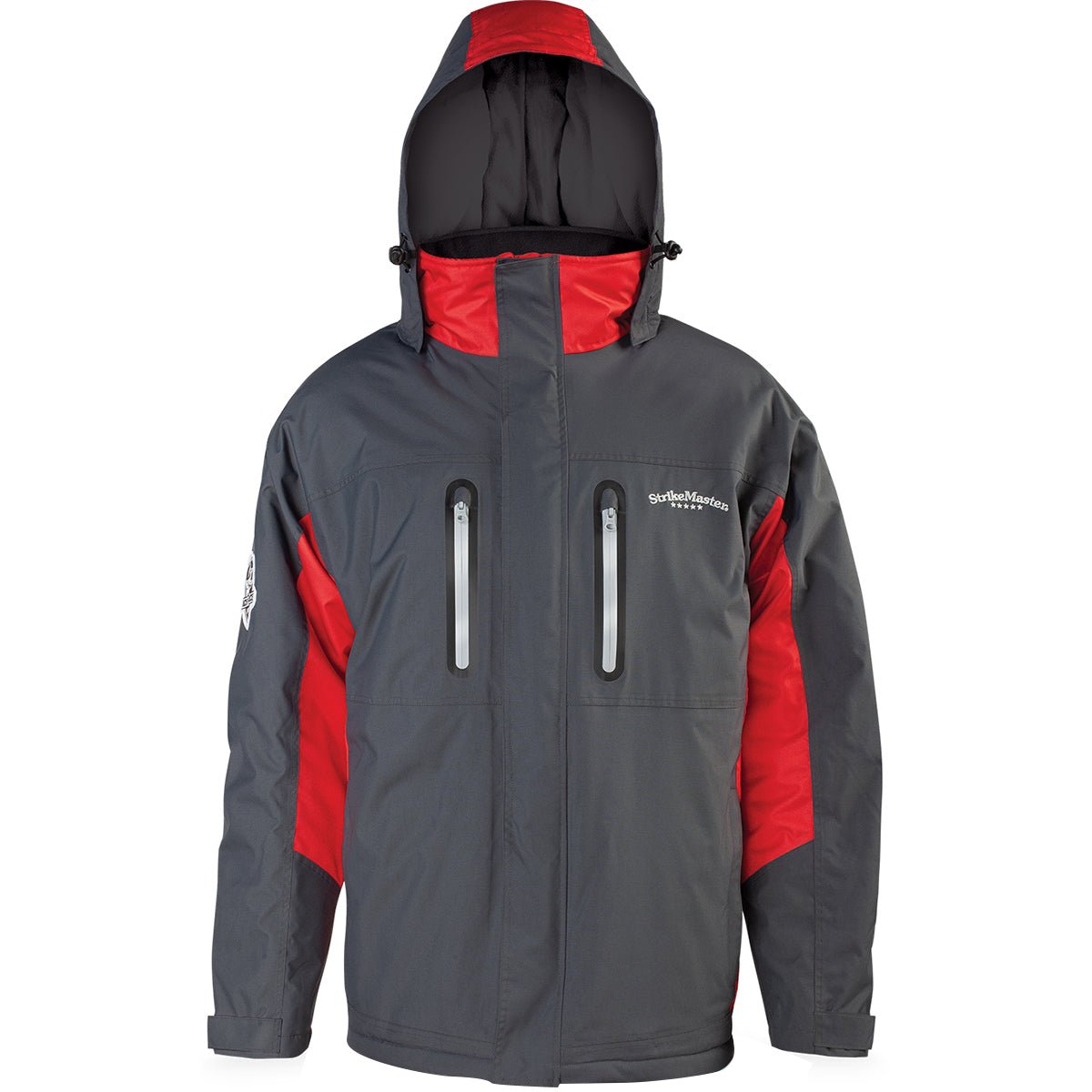 StrikeMaster Surface Fishing Jacket - Charcoal/Red - Forza Sports