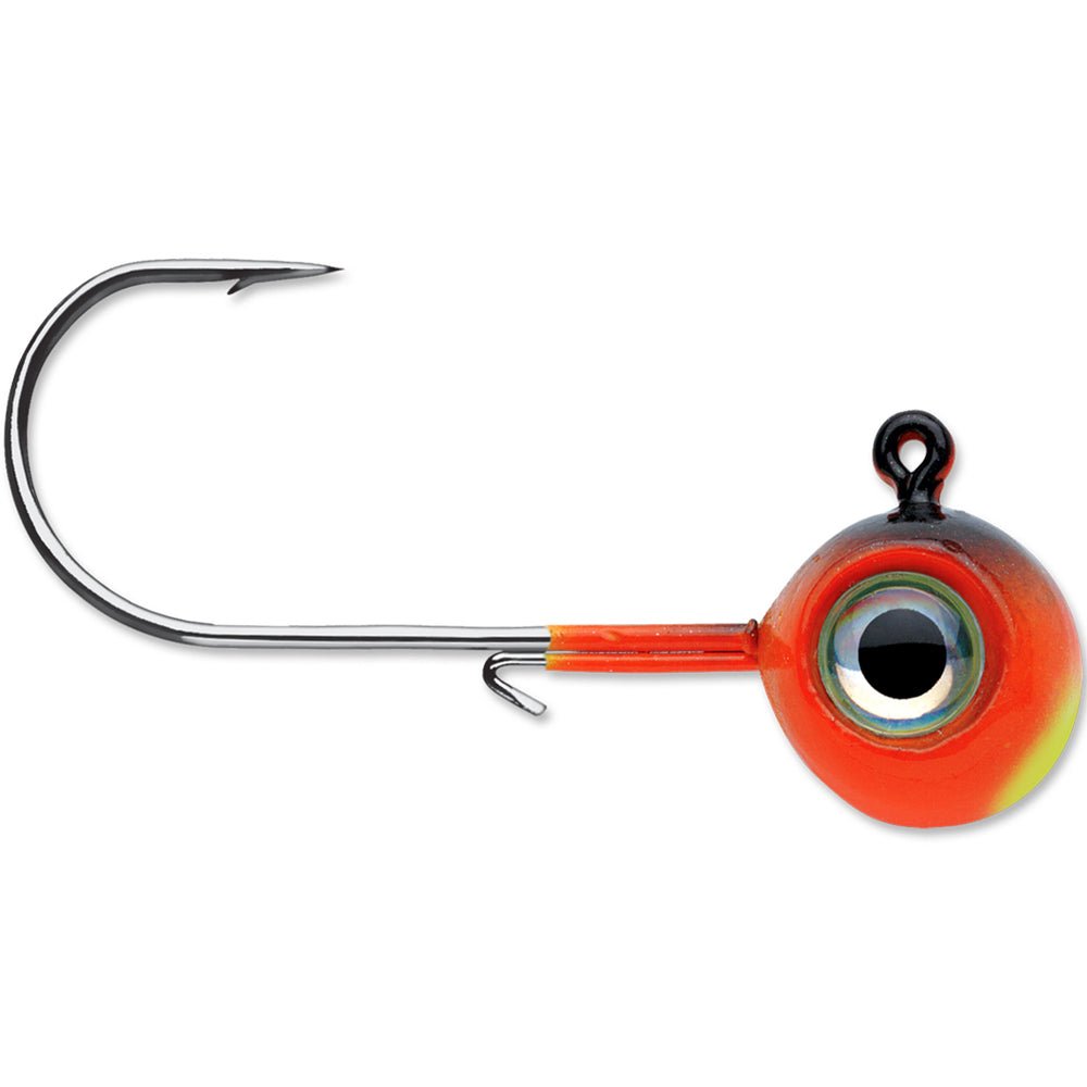 VMC Neon Moon Eye 1/8 Oz. 3D Holographic Jig - 4 Pack - Hot Tiger - Forza Sports