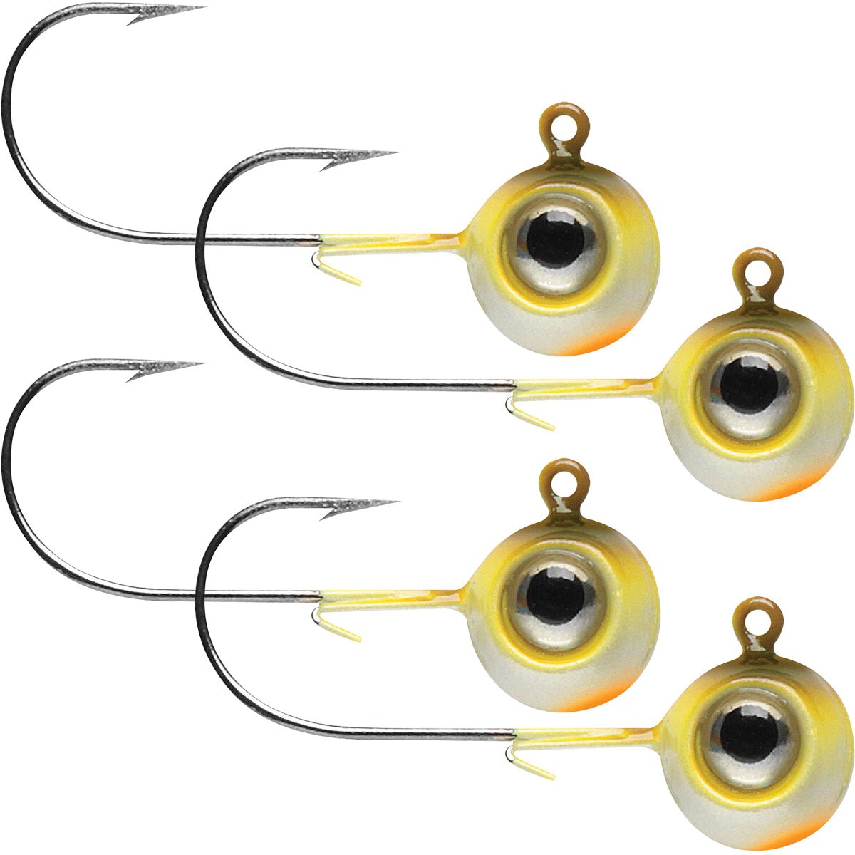 VMC 3/8 oz. Neon Moon Eye Jig - 4 Pack - Forza Sports