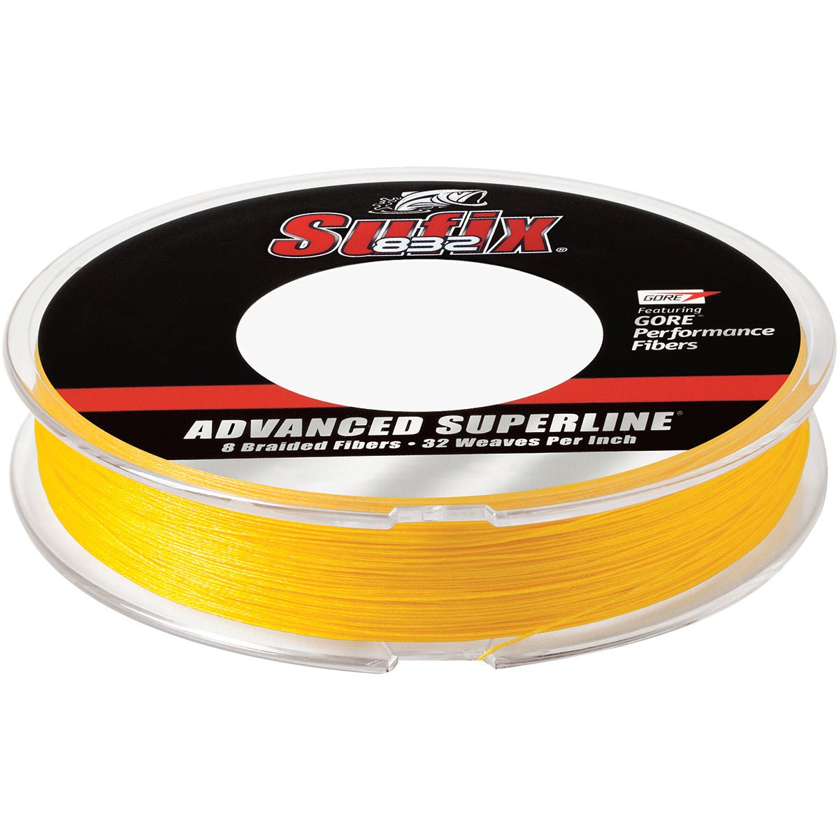 Sufix 150 Yard 832 Advanced Superline Braid Fishing Line - Hi - Vis Yellow - Forza Sports