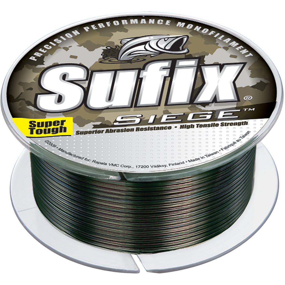 Sufix Siege 330 Yard Monofilament Fishing Line - Camo - Forza Sports