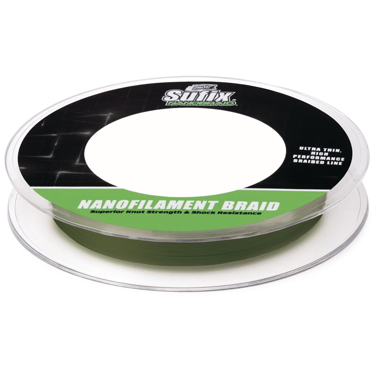 Sufix NanoBraid 2 lb Low-Vis 690-002G: NanoBraid 2 lb Low-Vis Green, One Size - Forza Sports