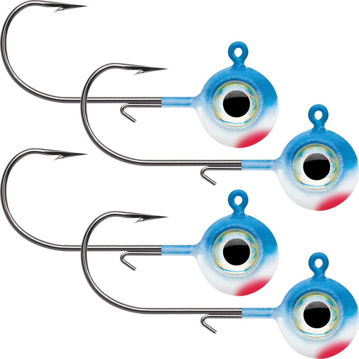 VMC 3/8 oz. Neon Moon Eye Jig - 4 Pack - Forza Sports