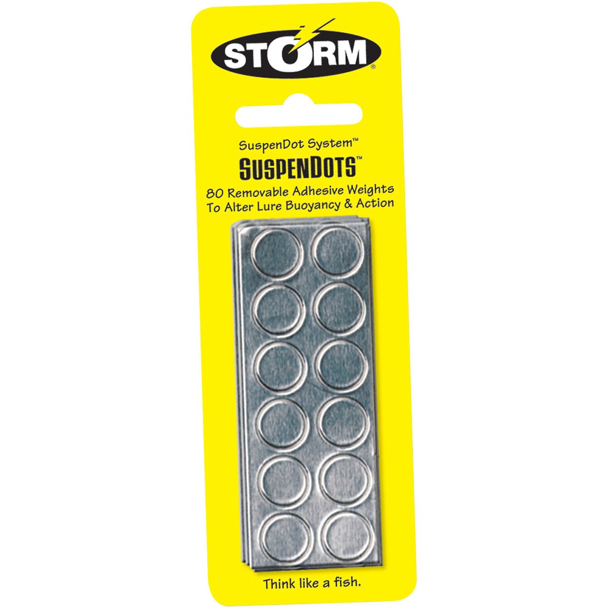 Storm SuspenDots Removable Adhesive Weights - 80 Count - Forza Sports