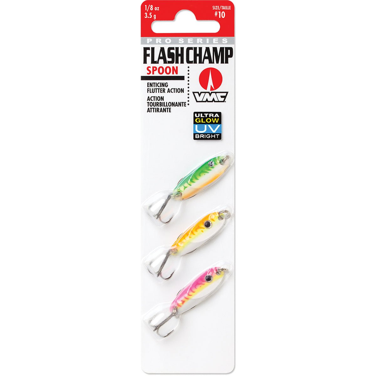 VMC 1/32 oz. Ultra Glow UV Flash Champ Soon Fishing Lure 3 - Pack - Forza Sports