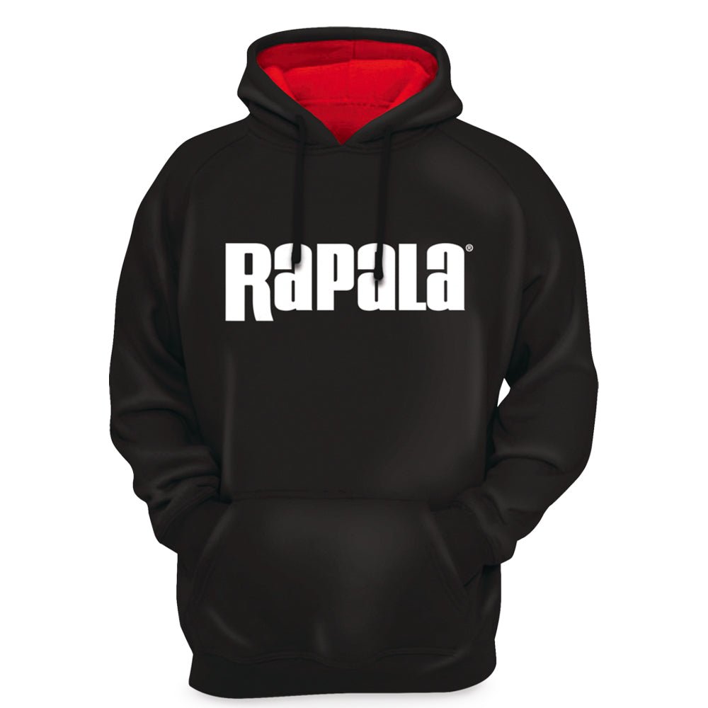 Rapala Pullover Hoodie - Black/Red - Forza Sports