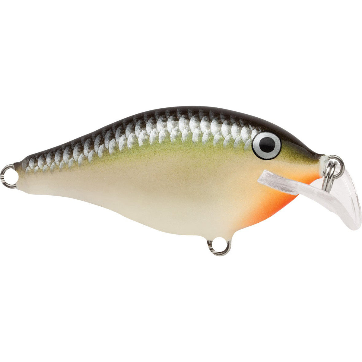 Fishing lure with a realistic design on a white background