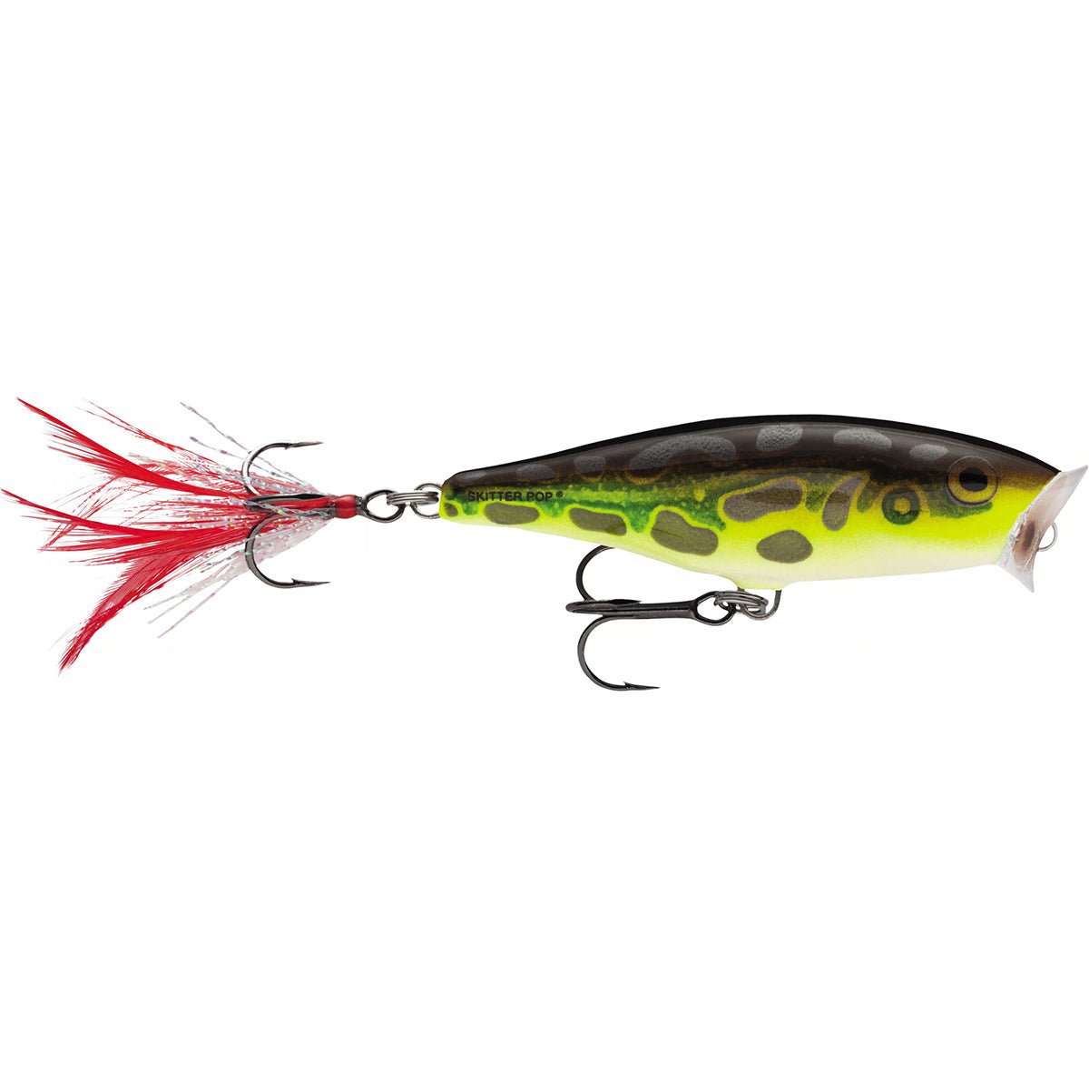 Rapala Skitter Pop 05 Fishing Lure - Lime Frog - Forza Sports