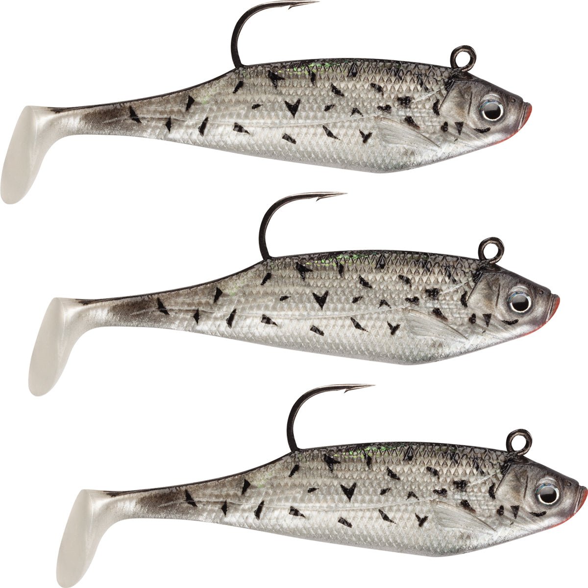 Storm Wildeye Swim Shad 3 - inch Fishing Lures 3 - Pack - Forza Sports