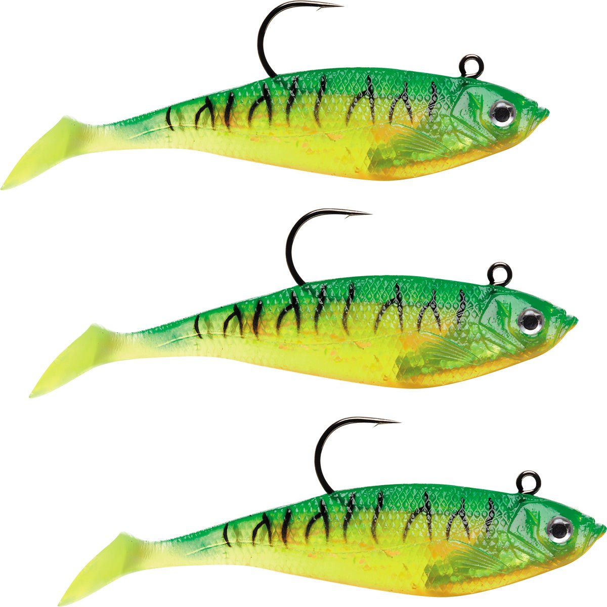Storm Wildeye Swim Shad 3 - inch Fishing Lures 3 - Pack - Forza Sports