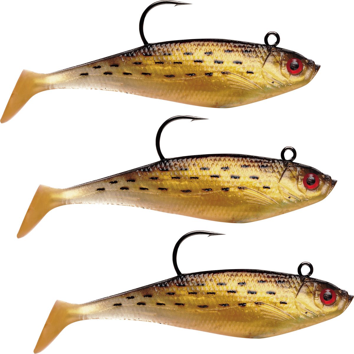 Storm Wildeye Swim Shad 3 - inch Fishing Lures 3 - Pack - Forza Sports