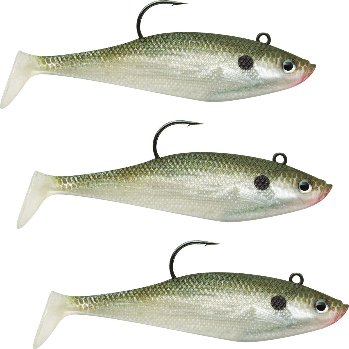 Storm Wildeye Swim Shad 3 - inch Fishing Lures 3 - Pack - Forza Sports