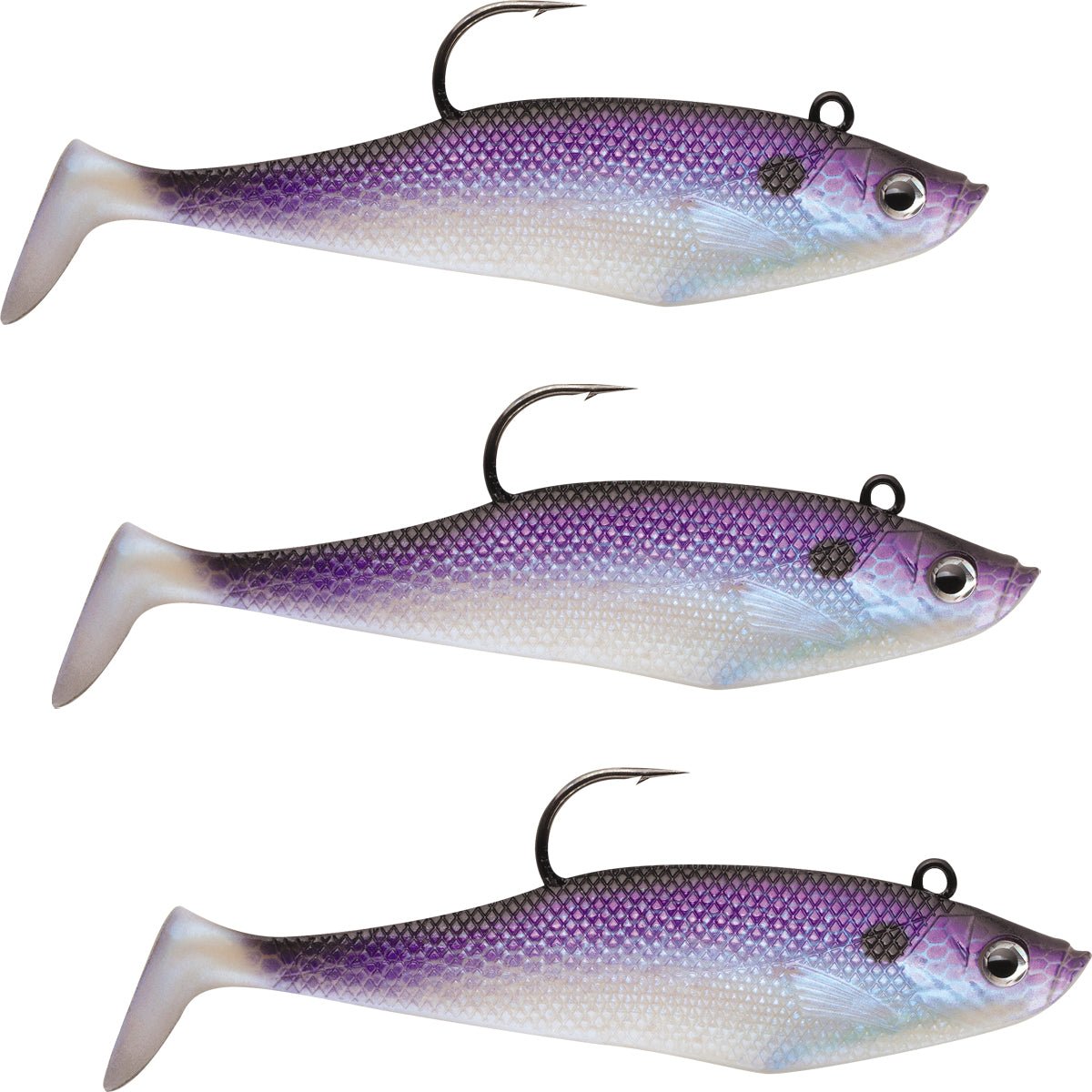 Storm Wildeye Swim Shad 3 - inch Fishing Lures 3 - Pack - Forza Sports