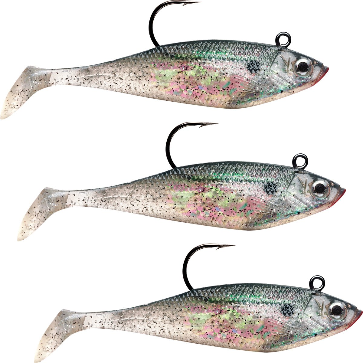 Storm Wildeye Swim Shad 3 - inch Fishing Lures 3 - Pack - Forza Sports