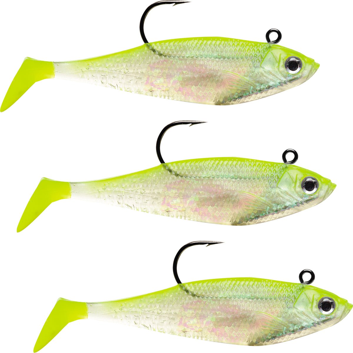 Storm Wildeye Swim Shad 3 - inch Fishing Lures 3 - Pack - Forza Sports