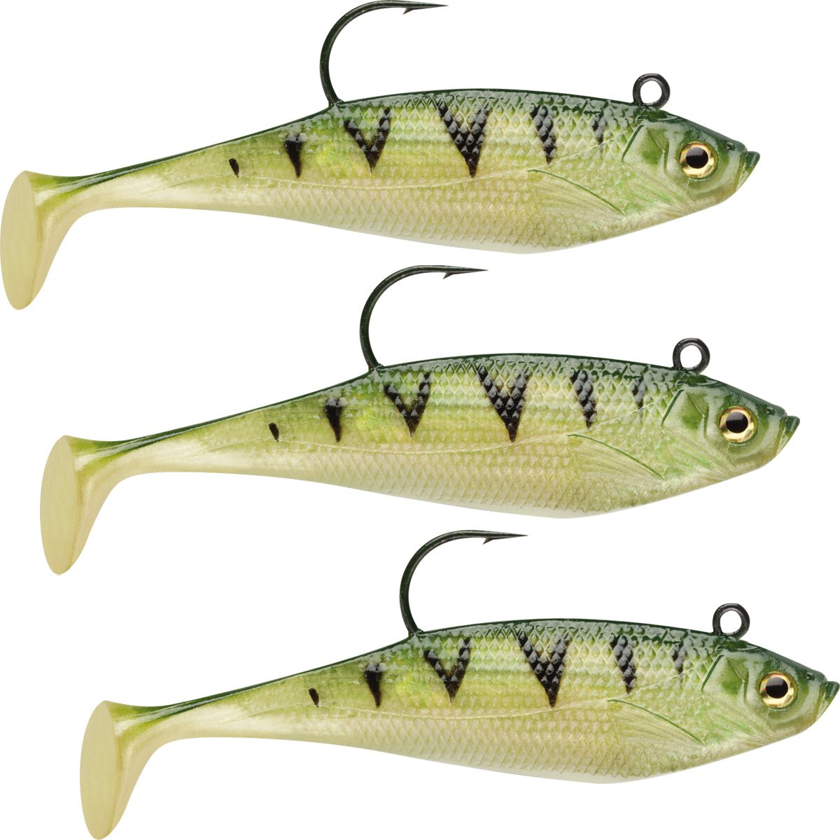 Storm Wildeye Swim Shad 3 - inch Fishing Lures 3 - Pack - Forza Sports