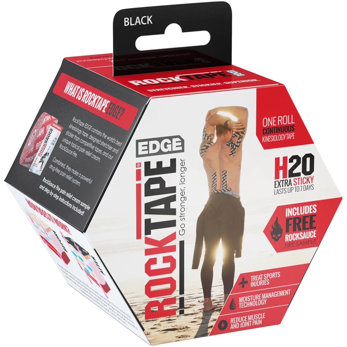 RockTape 2" H2O Edge Uncut Kinesiology Tape - Forza Sports