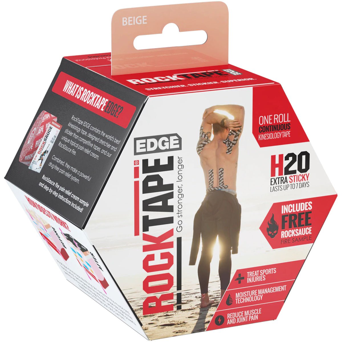 RockTape 2" H2O Edge Uncut Kinesiology Tape - Forza Sports
