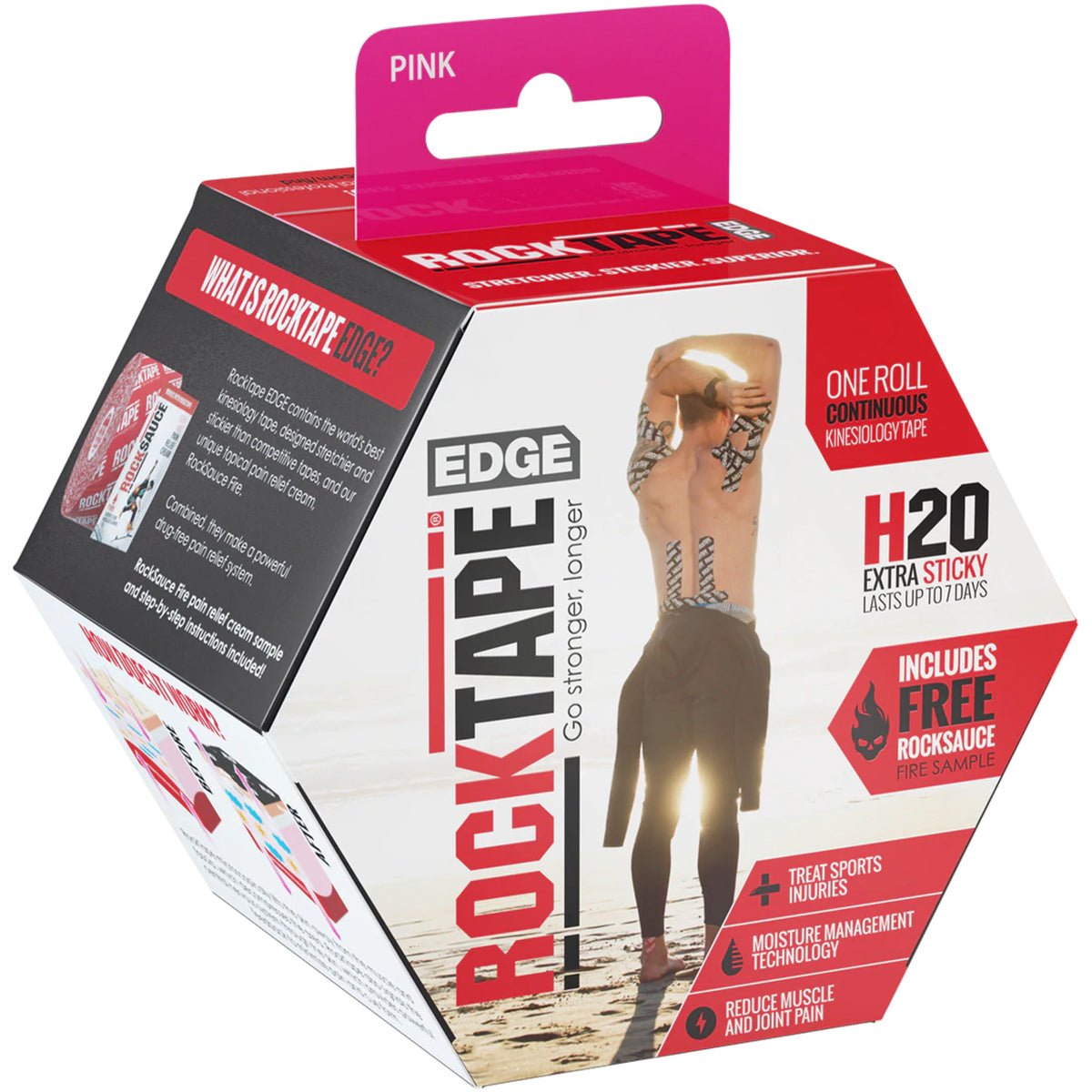 RockTape 2" H2O Edge Uncut Kinesiology Tape - Forza Sports