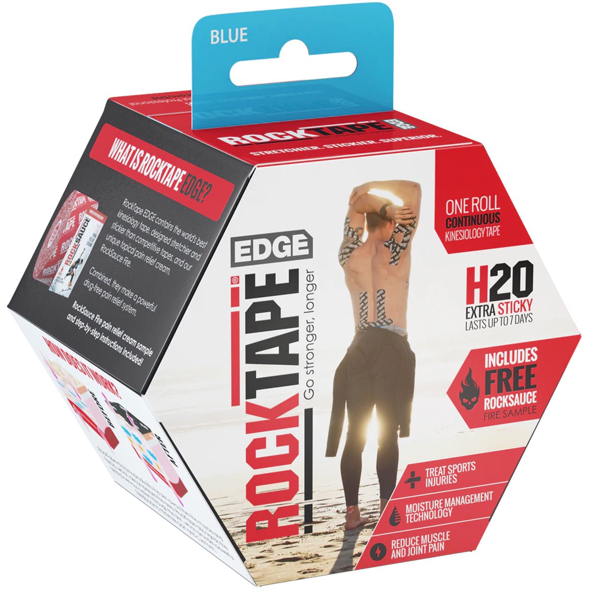 RockTape 2" H2O Edge Uncut Kinesiology Tape - Forza Sports