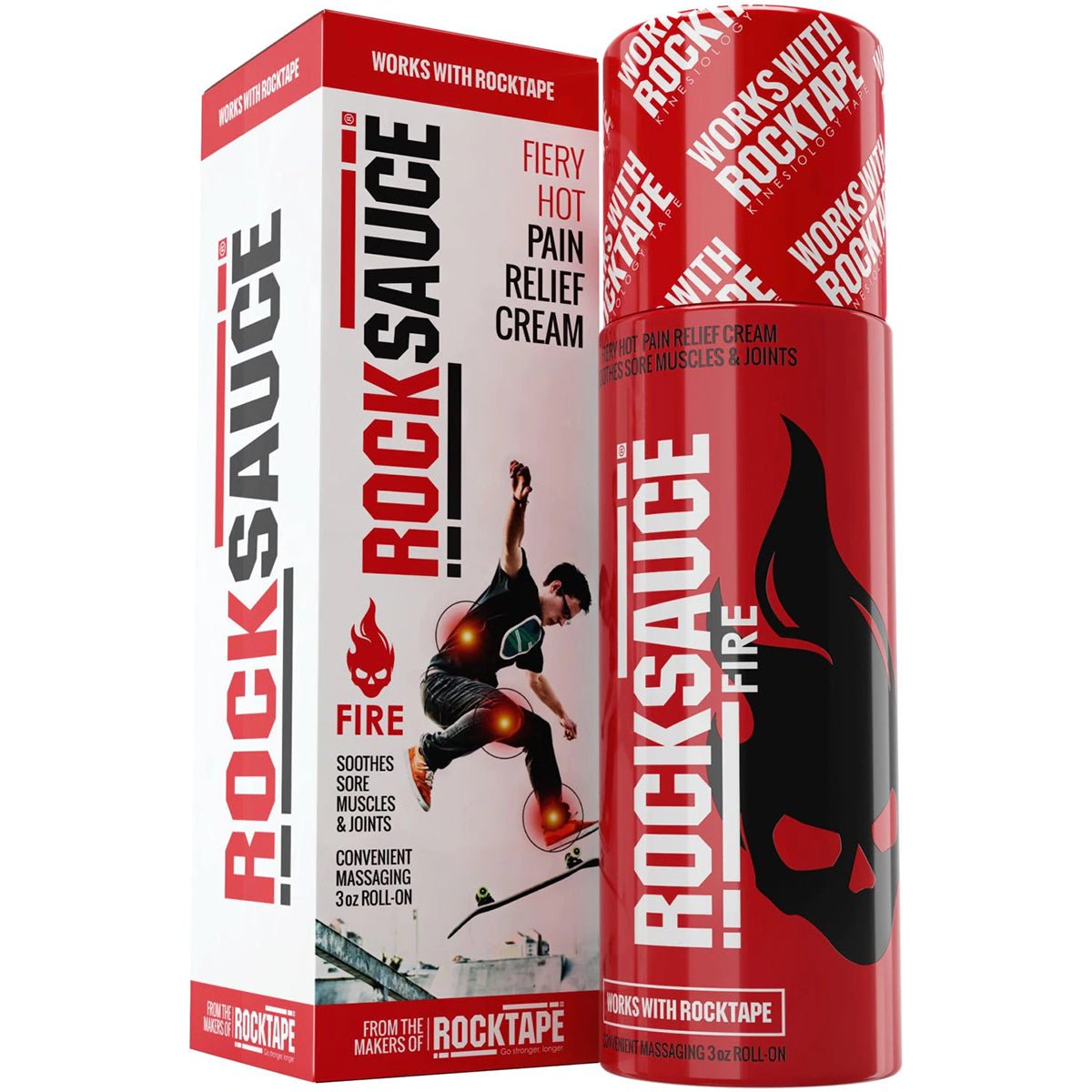 RockTape RockSauce Pain Relief Cream - Fire - Forza Sports