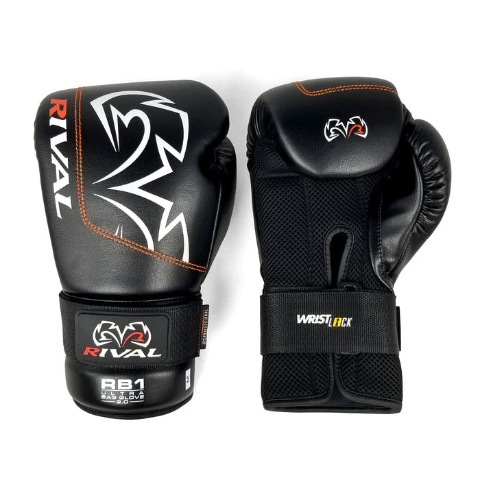 Rival Boxing RB1 Ultra Bag Gloves 2.0 - Black