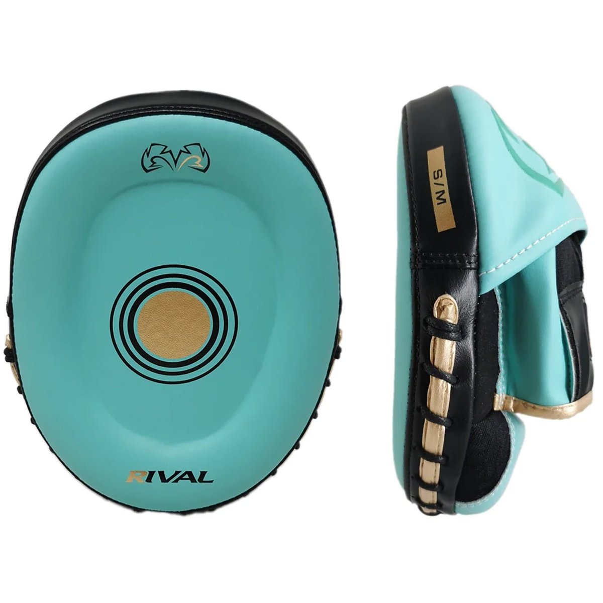 Rival Boxing RPM80 Impulse Punch Mitts - Aqua - Forza Sports