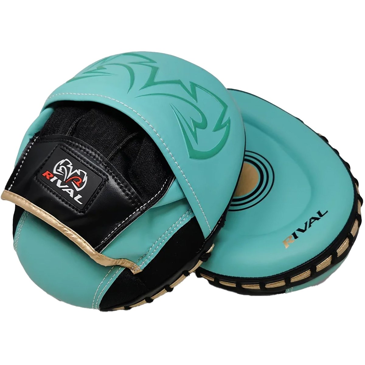 Rival Boxing RPM80 Impulse Punch Mitts - Aqua - Forza Sports