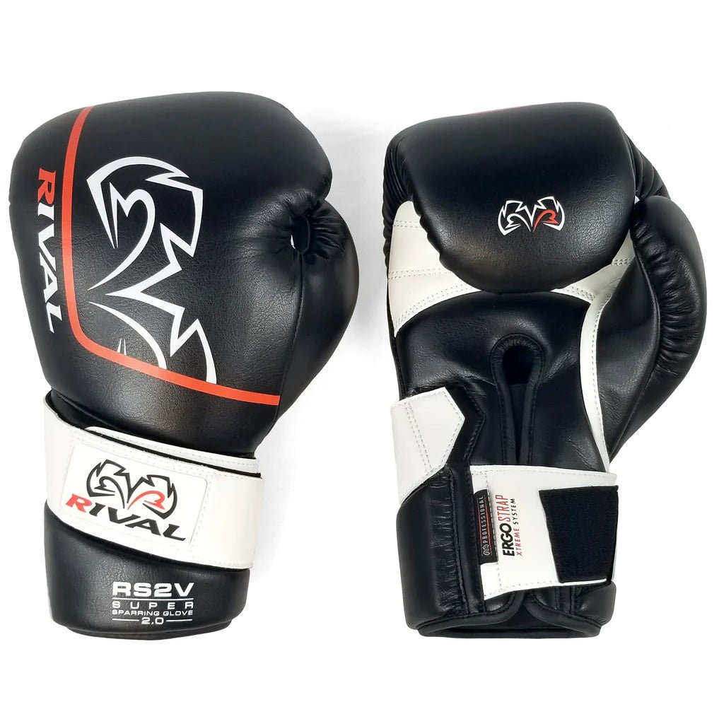 RIVAL Boxing RS2V 2.0 Super Pro Hook and Loop Sparring Gloves