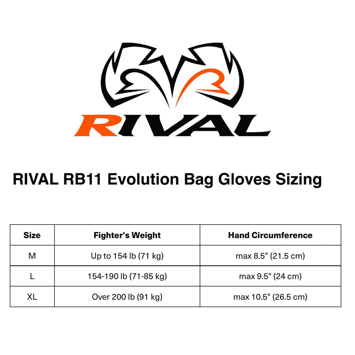 RIVAL RB11 Evolution Hook and Loop Boxing Bag Gloves - Forza Sports