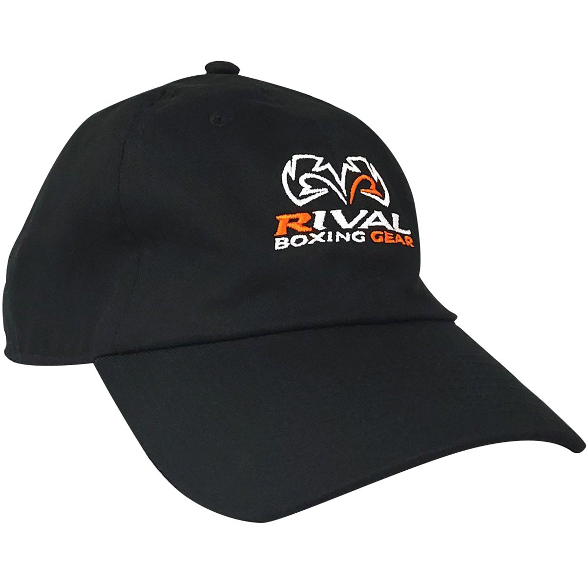 Rival Boxing Logo Baseball Cap - Black/Orange/White - Forza Sports