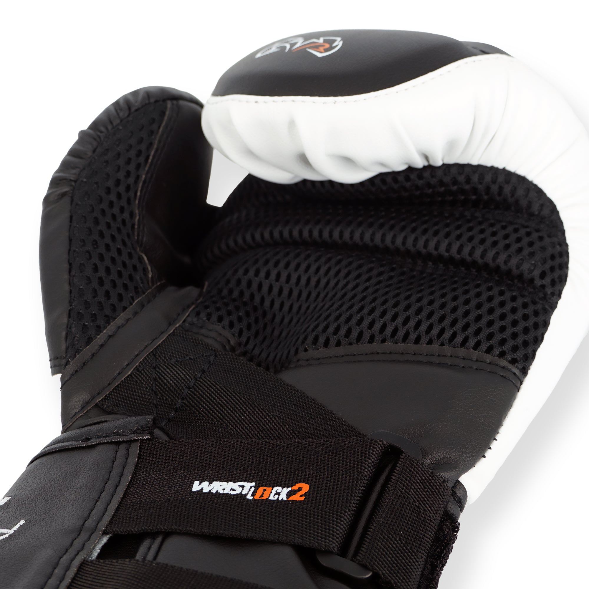Black wrestling boot with white sole and 'WrestLock2' branding on a white background