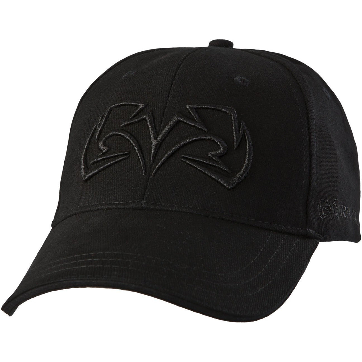 Rival Boxing Embroidered Logo Adjustable Baseball Cap - Black - Forza Sports