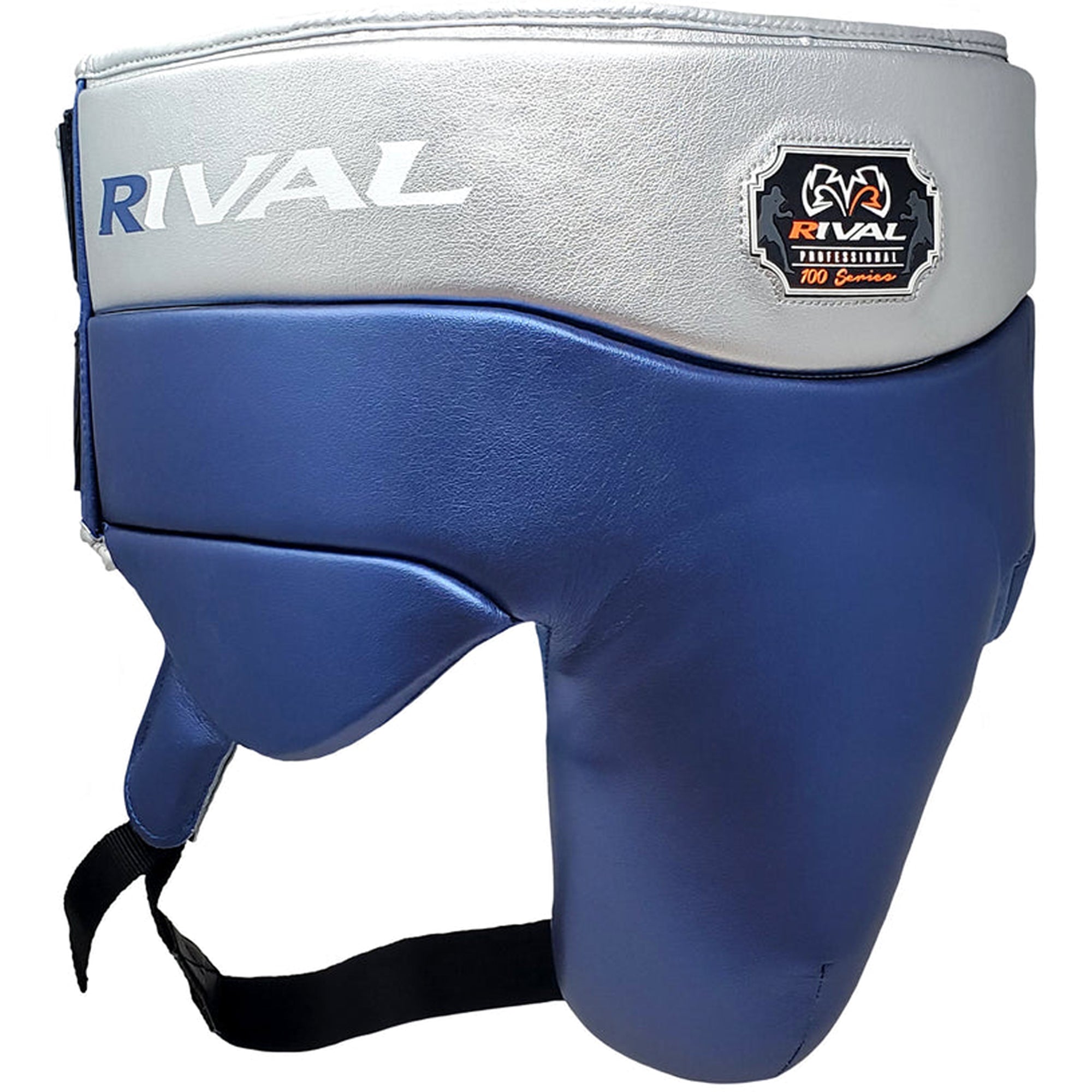 RIVAL Boxing RNFL100 Professional No-Foul Groin Protector - Blue/Silver