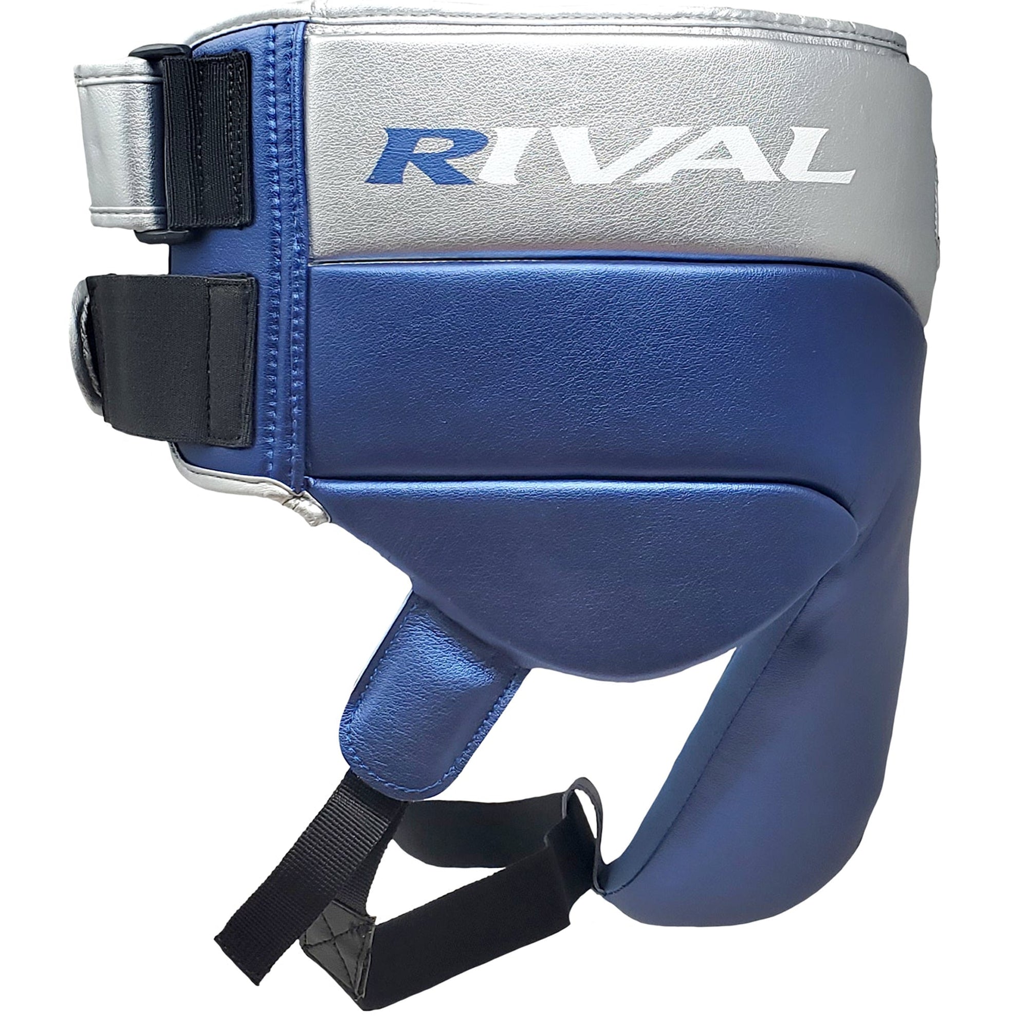 RIVAL Boxing RNFL100 Professional No-Foul Groin Protector - Blue/Silver - Forza Sports