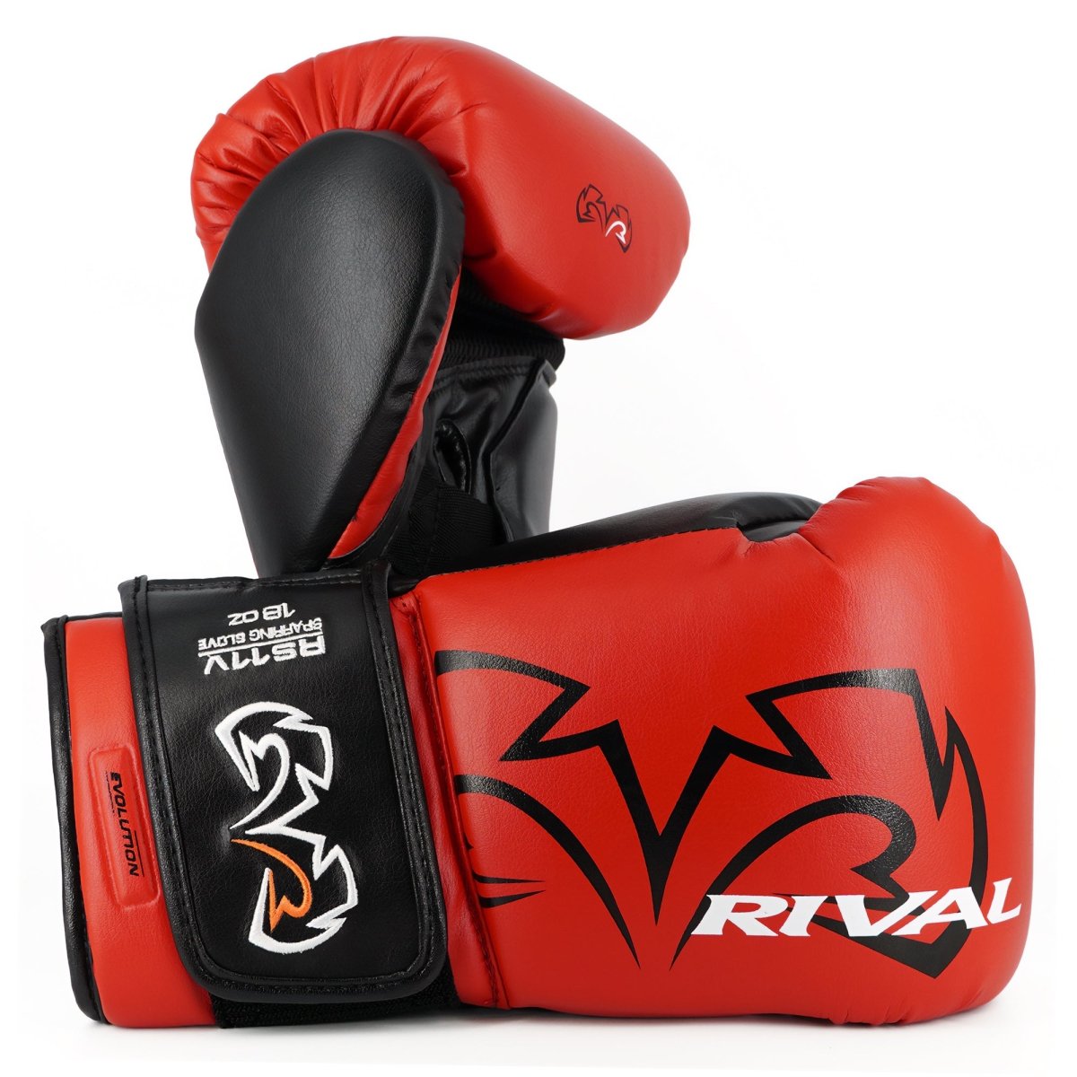 Rival Boxing RS11V Evolution Hook and Loop Sparring Gloves - Red