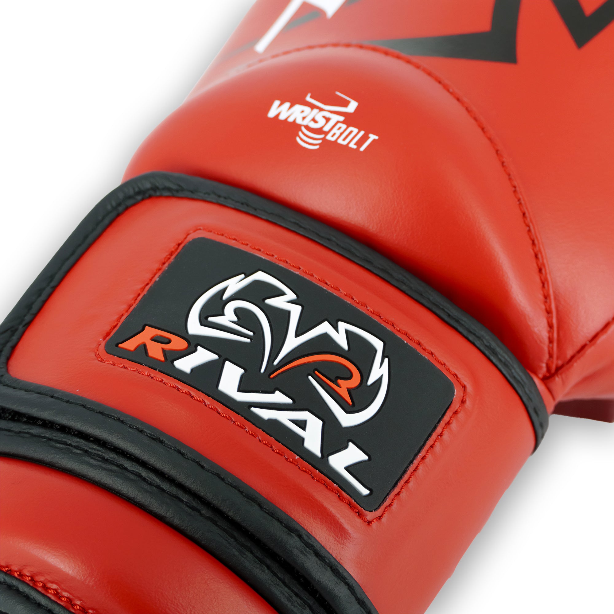 Red boxing glove with 'Rival' logo on a white background