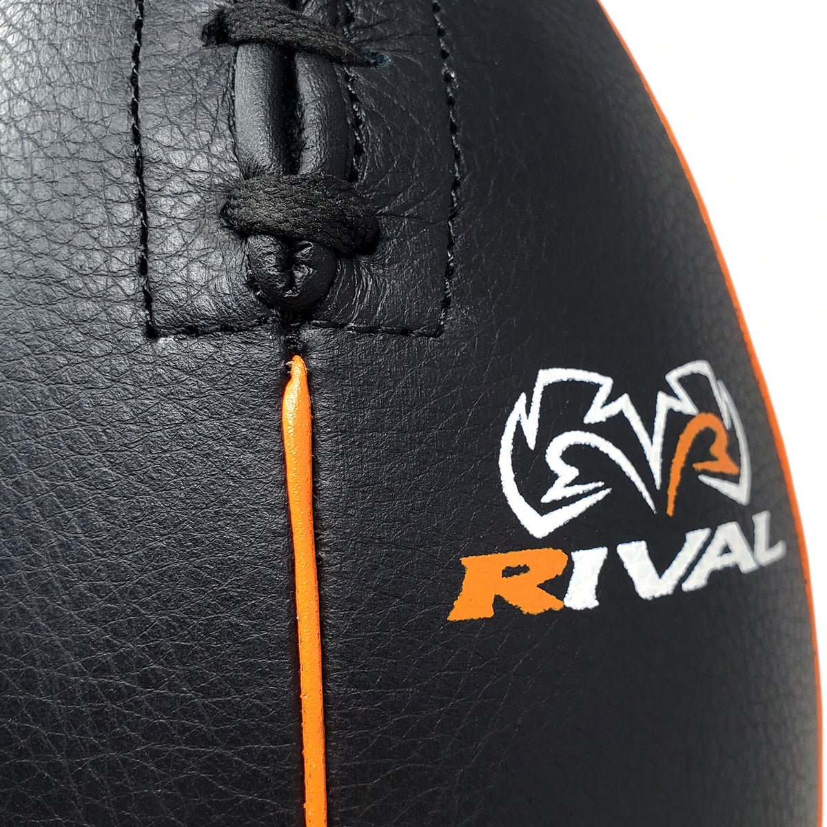 RIVAL Boxing RSPD5 Tear Drop 9" x 5" Speed Bag - Black/Orange - Forza Sports