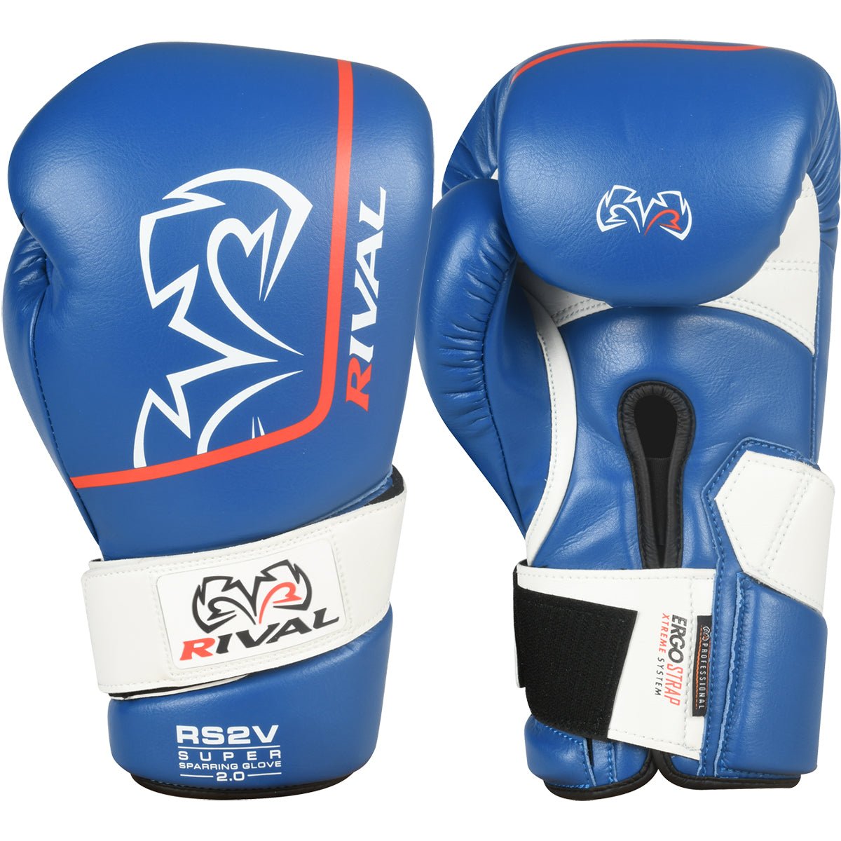 RIVAL Boxing RS2V 2.0 Super Pro Hook and Loop Sparring Gloves