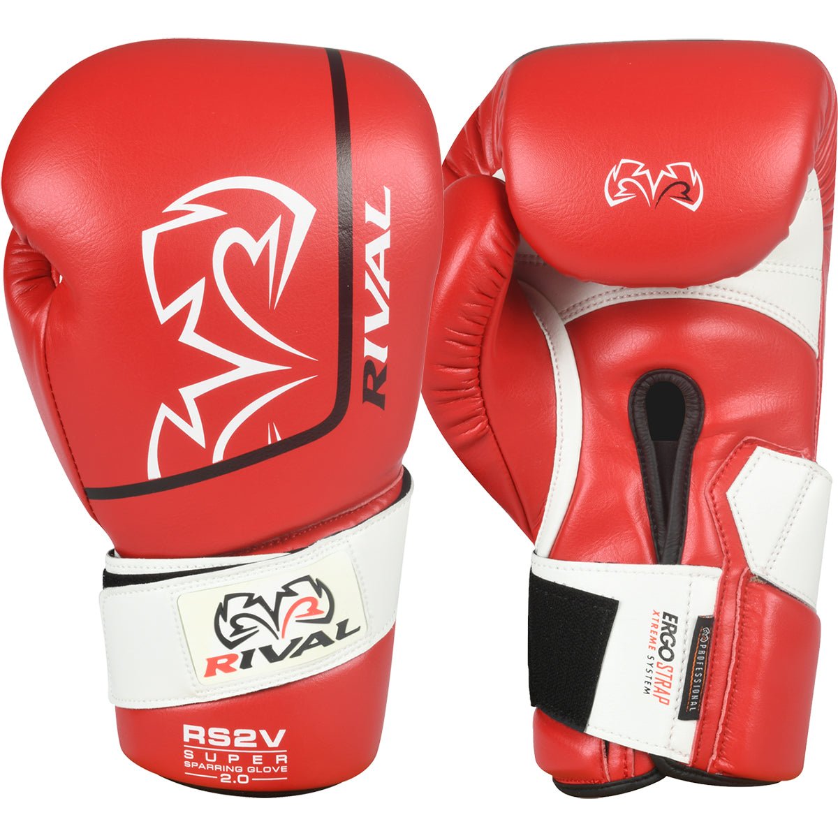 RIVAL Boxing RS2V 2.0 Super Pro Hook and Loop Sparring Gloves