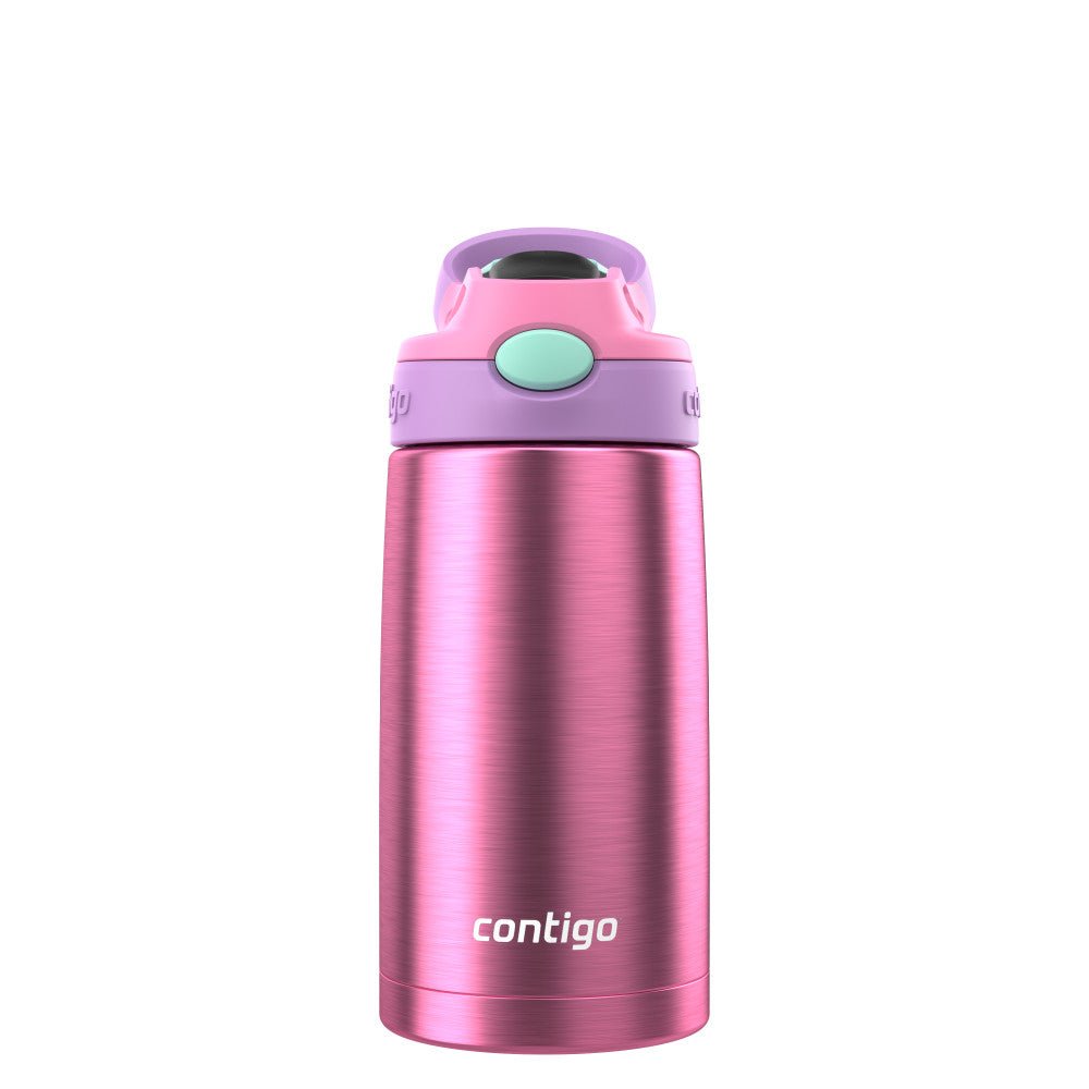 Contigo Kid's 13 oz. Insulated Stainless Steel AutoSpout Straw Water Bottle - Forza Sports