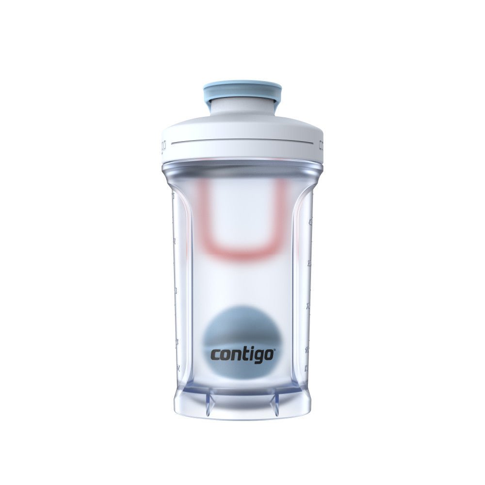 Contigo 20 oz. Fit Shake & Go 2.0 Plastic Shaker Mixer Bottle - Forza Sports