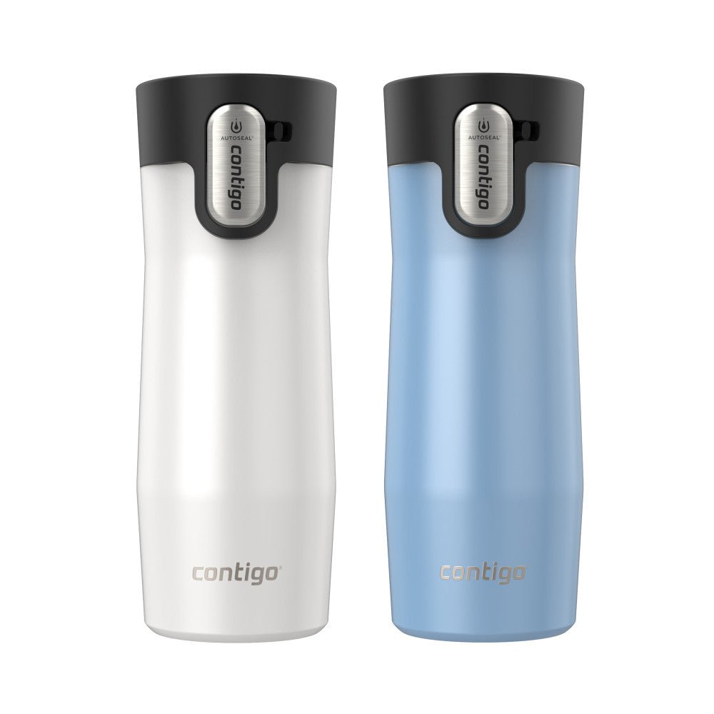 Contigo 16 oz. West Loop 3.0 Autoseal Stainless Steel Travel Mug 2 - Pack - Forza Sports