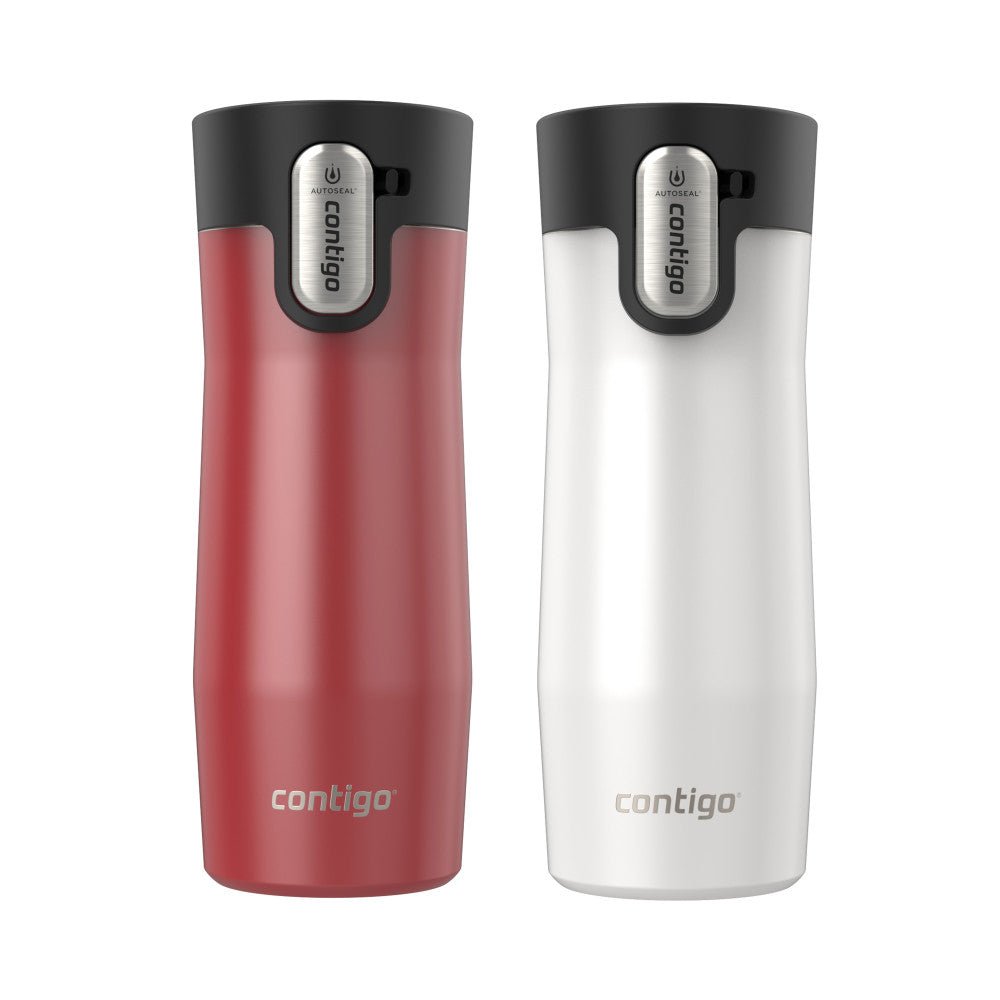 Contigo 16 oz. West Loop 3.0 Autoseal Stainless Steel Travel Mug 2 - Pack - Forza Sports
